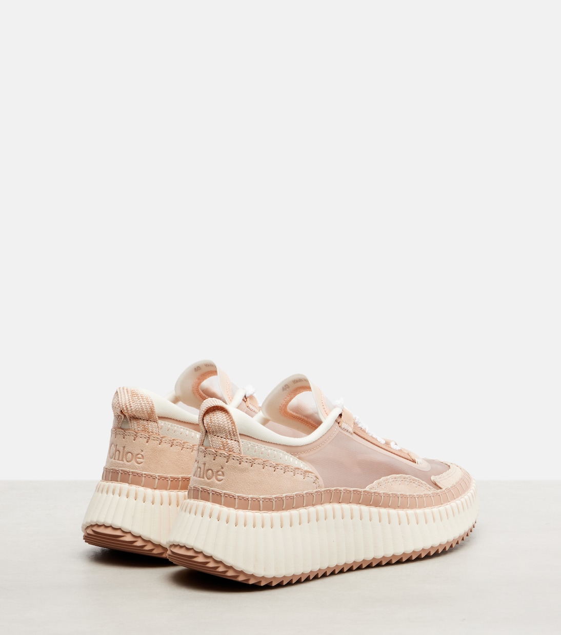 Plateau-Sneakers Nama mit Leder | Chloé