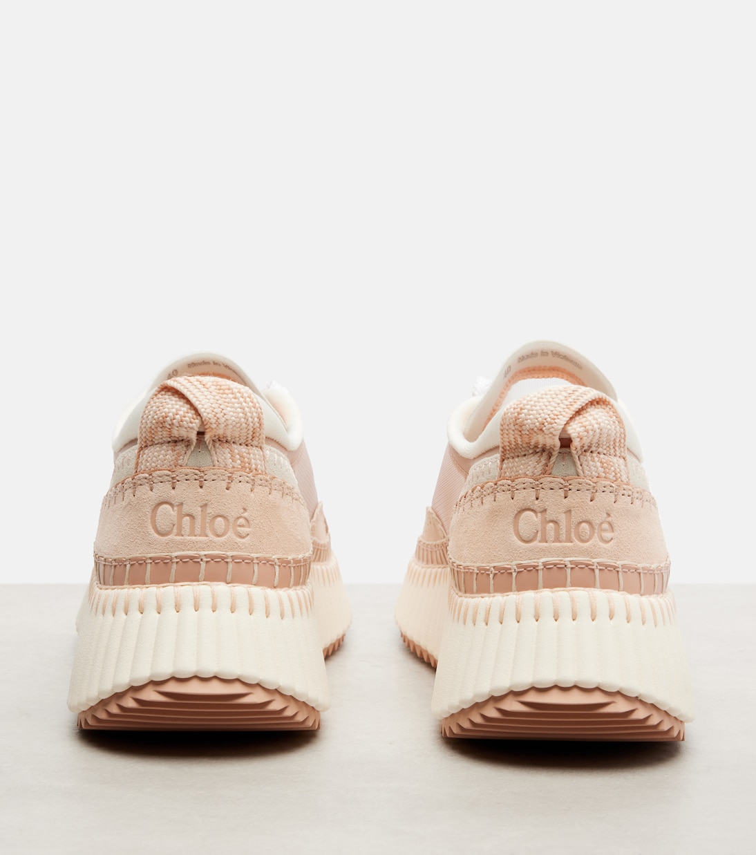 Plateau-Sneakers Nama mit Leder | Chloé