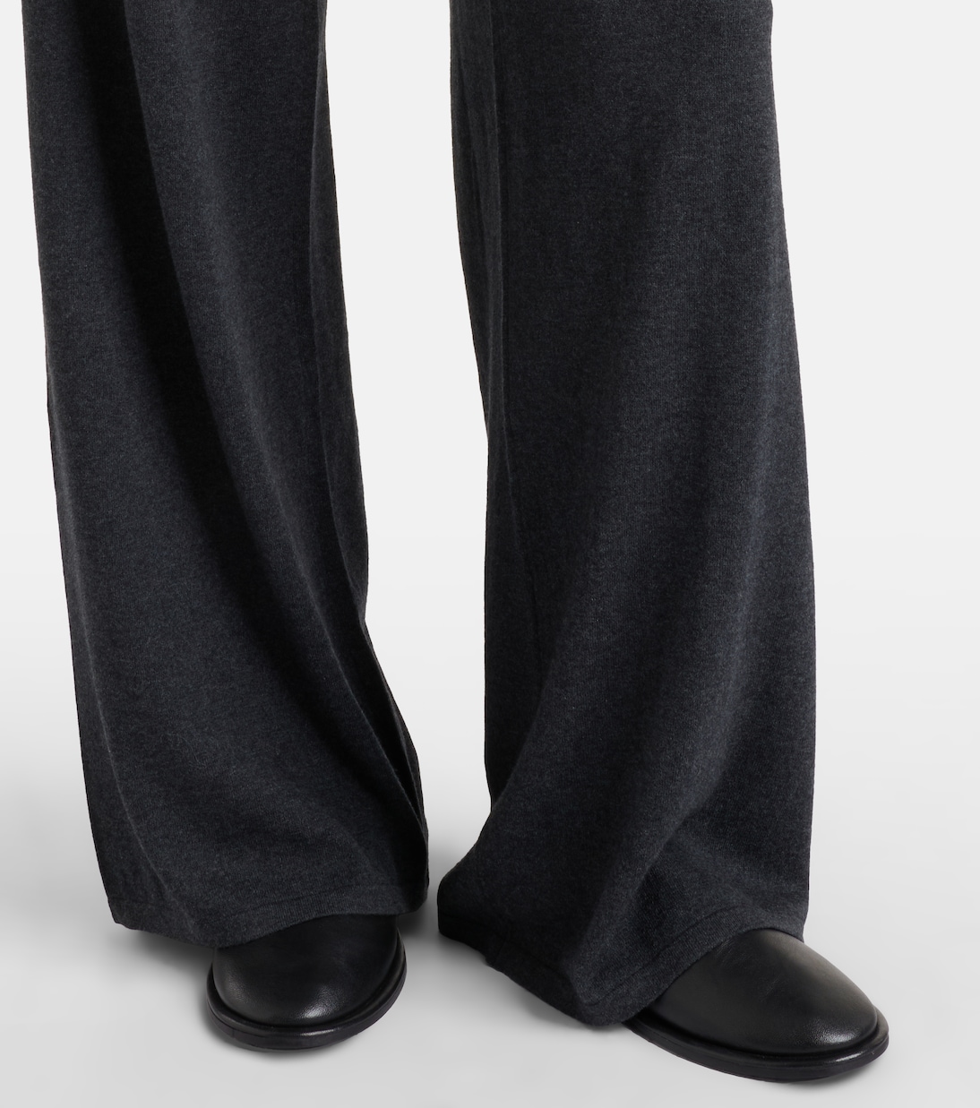 Aina cotton and cashmere jersey straight pants | Lisa Yang