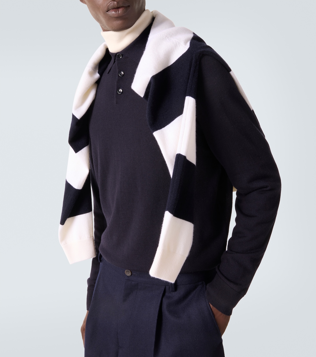 Polopullover aus Schurwolle | Allude