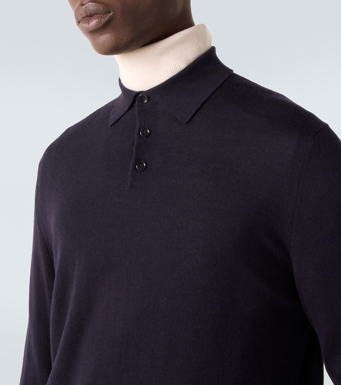 Polopullover aus Schurwolle | Allude