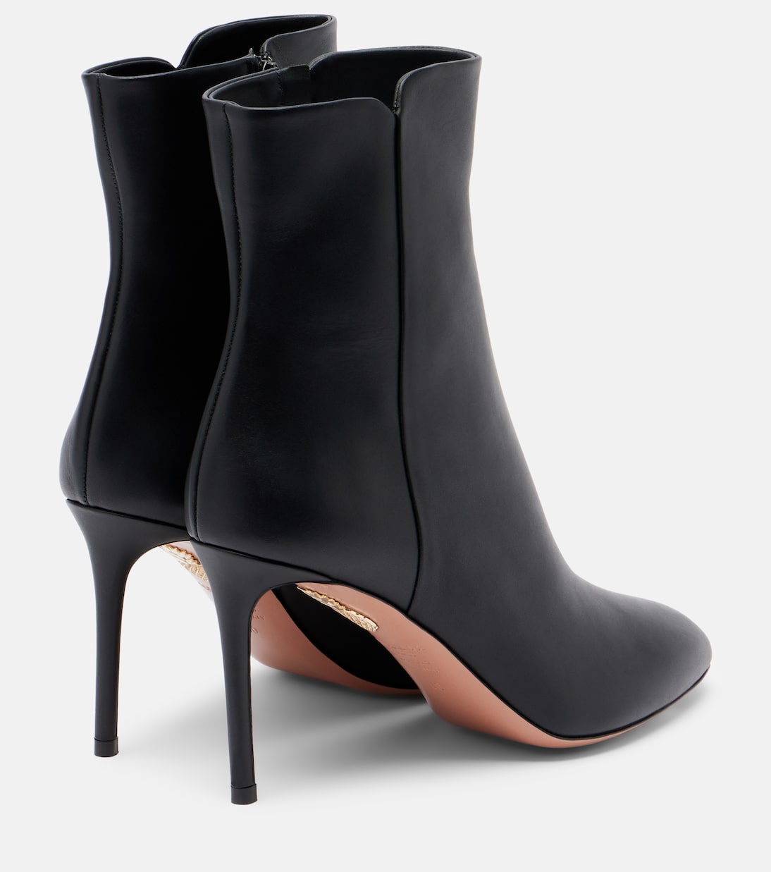 Sellier 85 leather ankle boots | Aquazzura