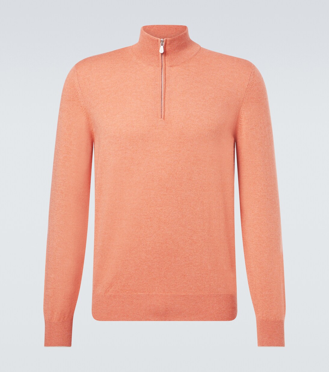 Jersey de cachemir con cremallera parcial | Brunello Cucinelli