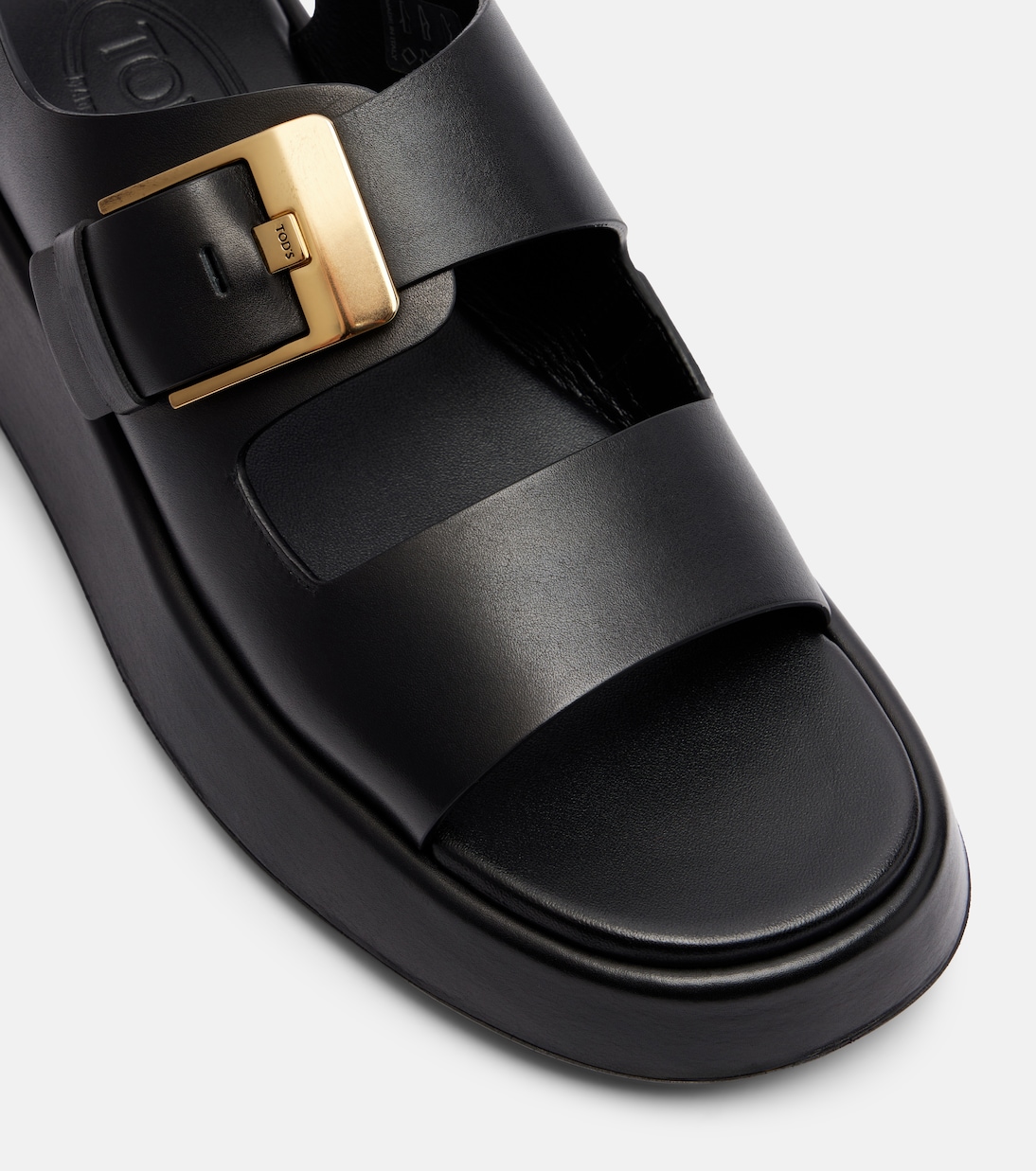 Leather platform sandals | Tod's