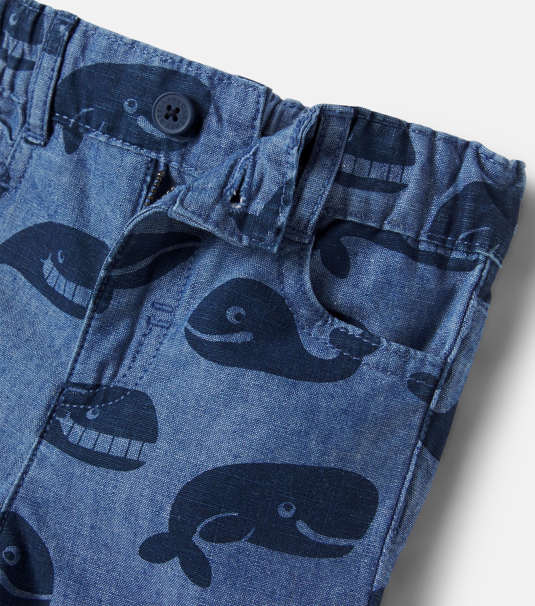 Baby printed denim shorts | Stella McCartney Kids