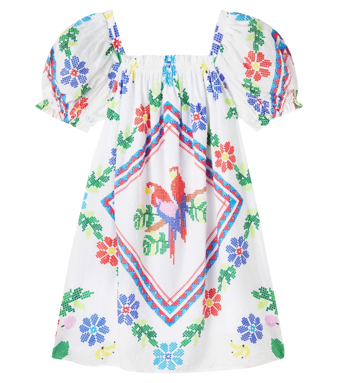 Embroidered cotton dress | Fábula