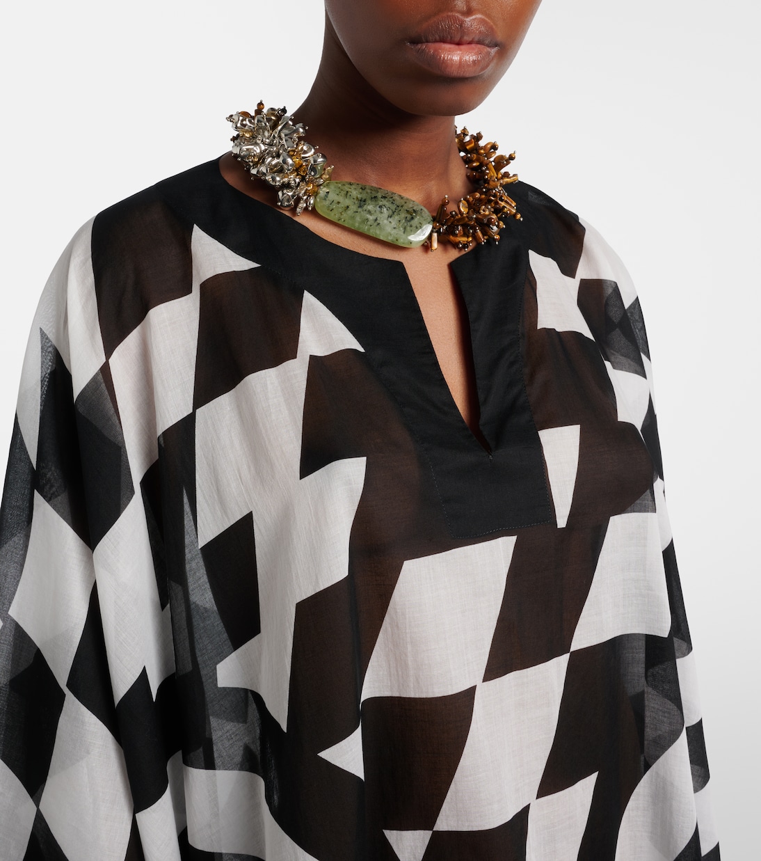 Bedruckter Kaftan aus Baumwolle | Dries Van Noten