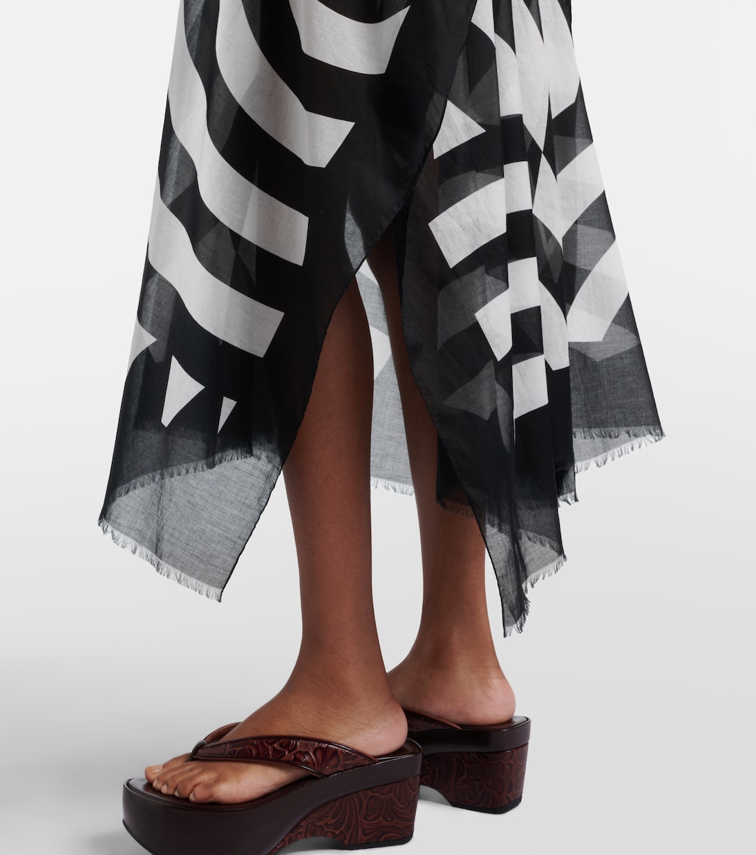 Bedruckter Kaftan aus Baumwolle | Dries Van Noten