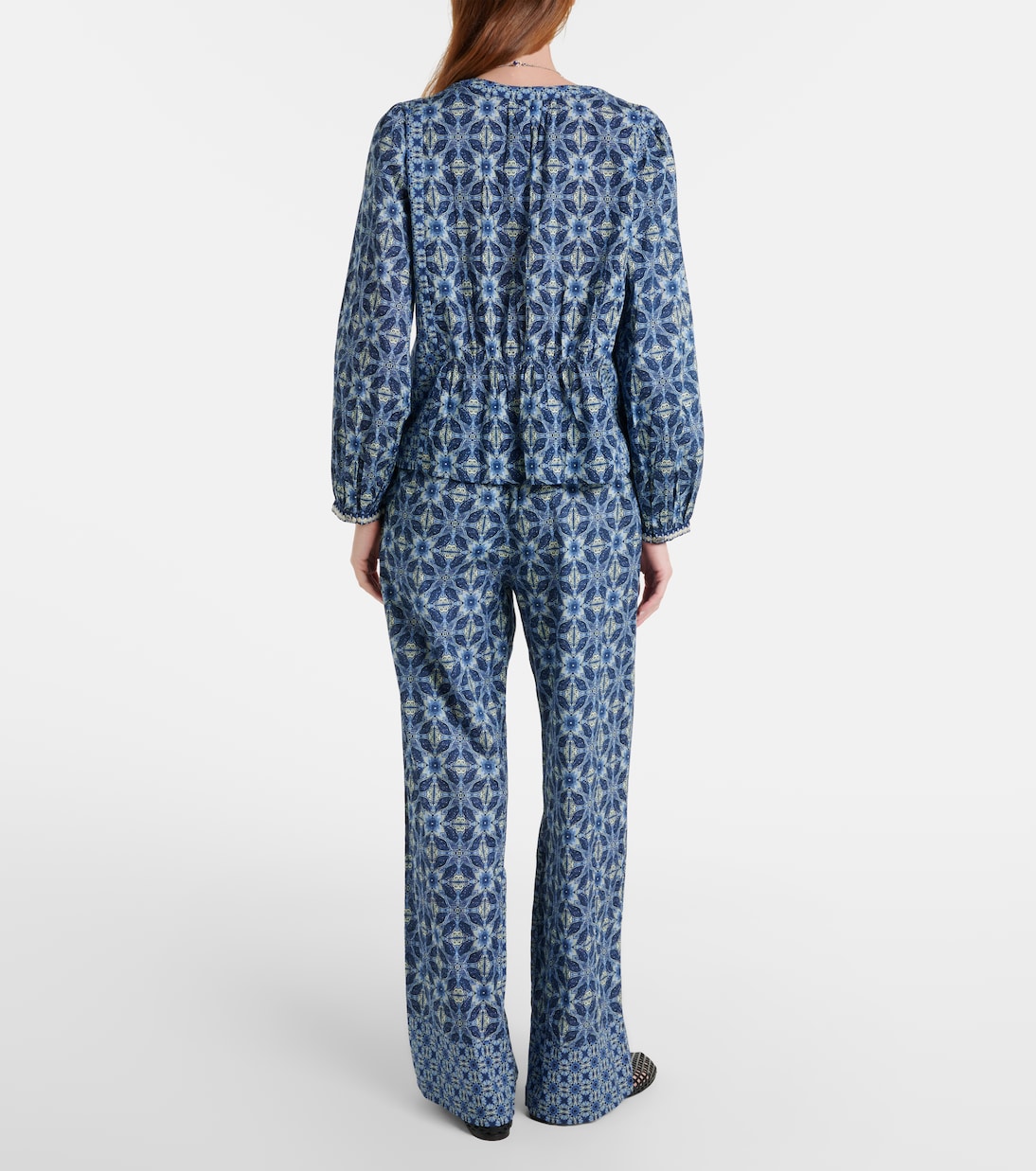 Pantalon ample Kendra imprimé en coton | Velvet