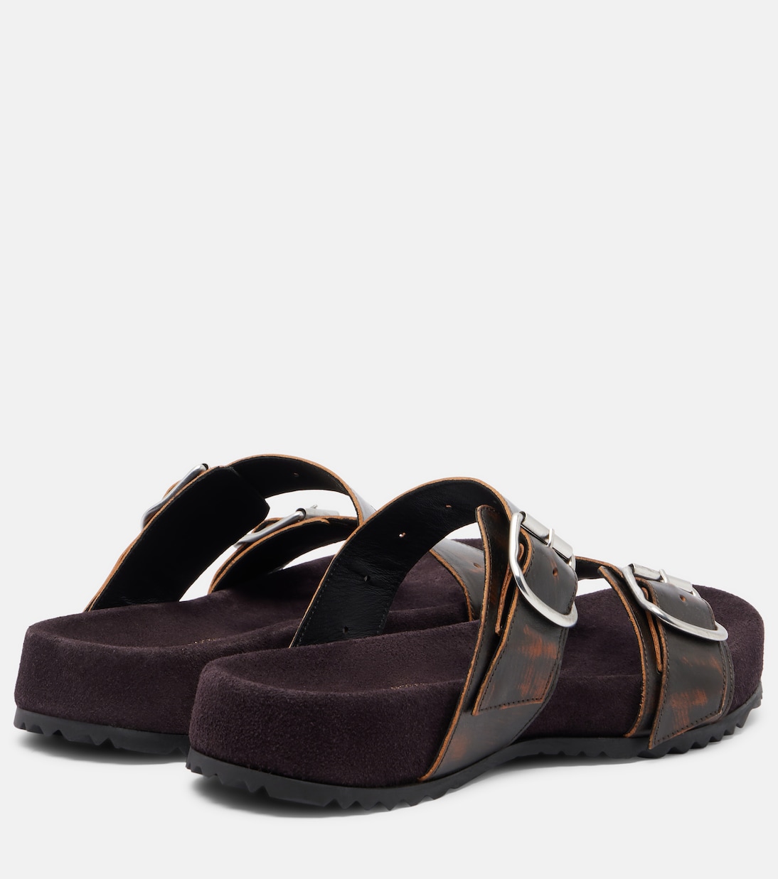 Sandalias de piel y ante | Dries Van Noten