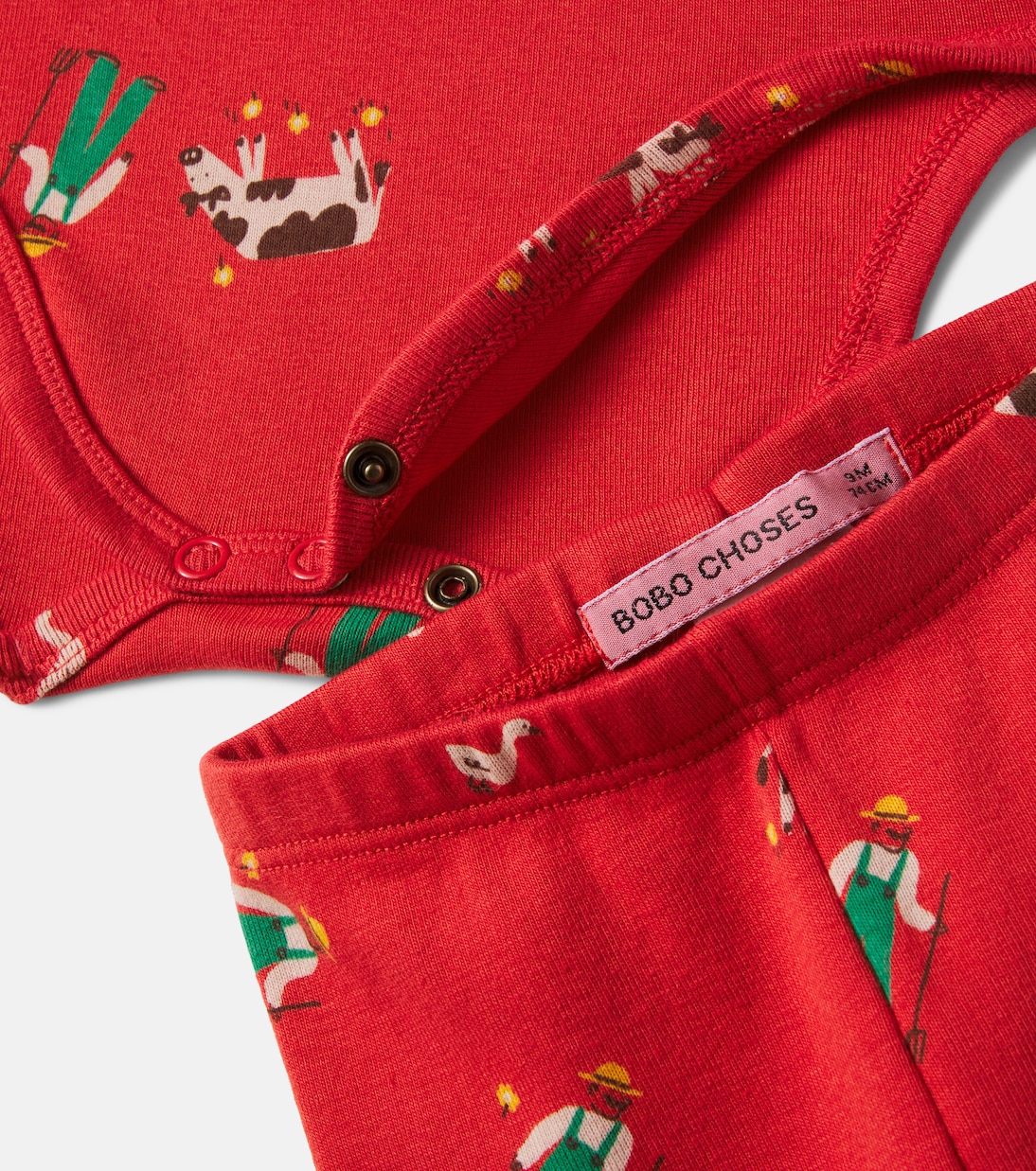 Baby Set Farm Adventure aus Body und Jogginghose | Bobo Choses