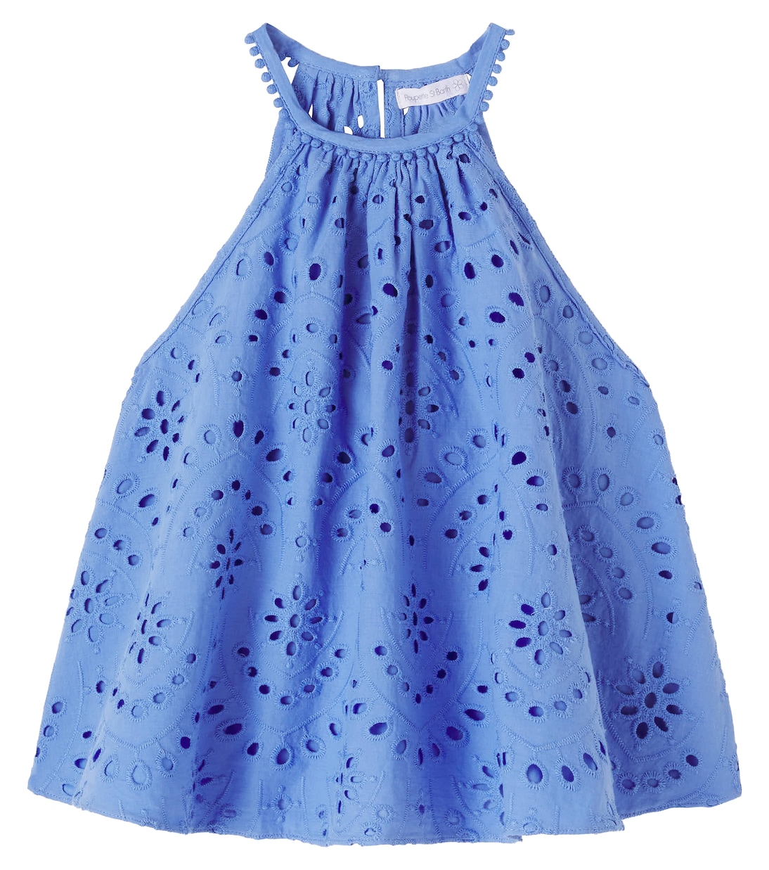 Cleo broderie anglaise cotton top | Poupette St Barth Kids