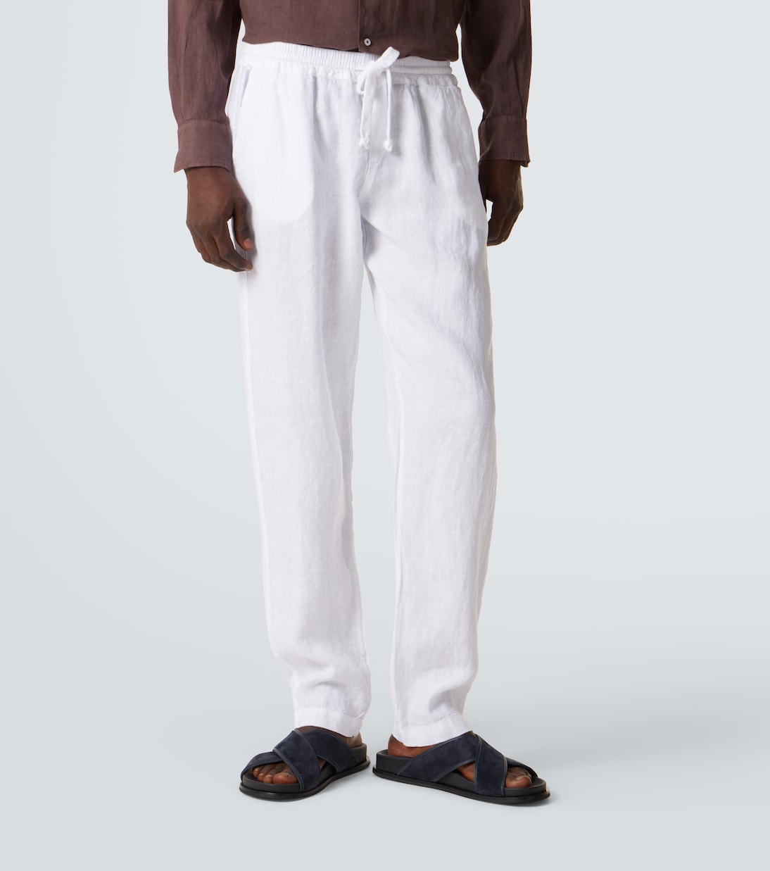 Bonifacio linen tapered pants | Fedeli