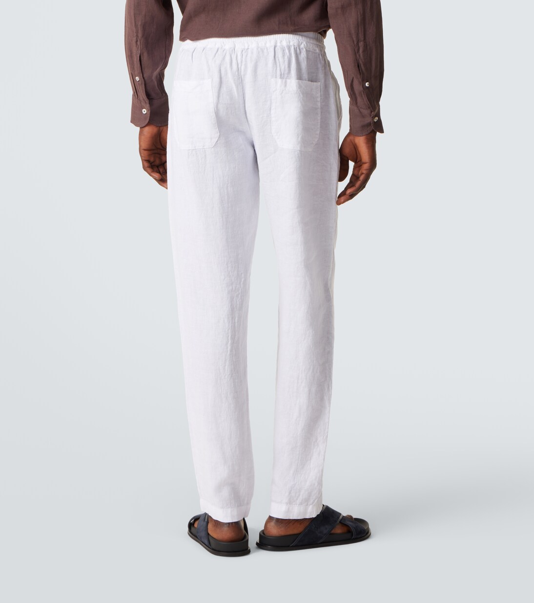 Bonifacio linen tapered pants | Fedeli