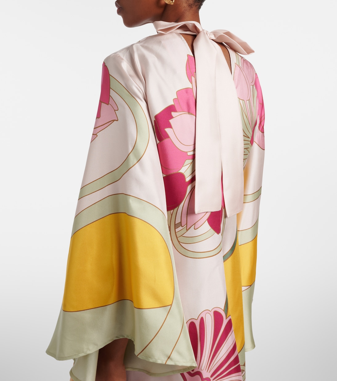 Robe longue Magnifico en sergé de soie | La DoubleJ