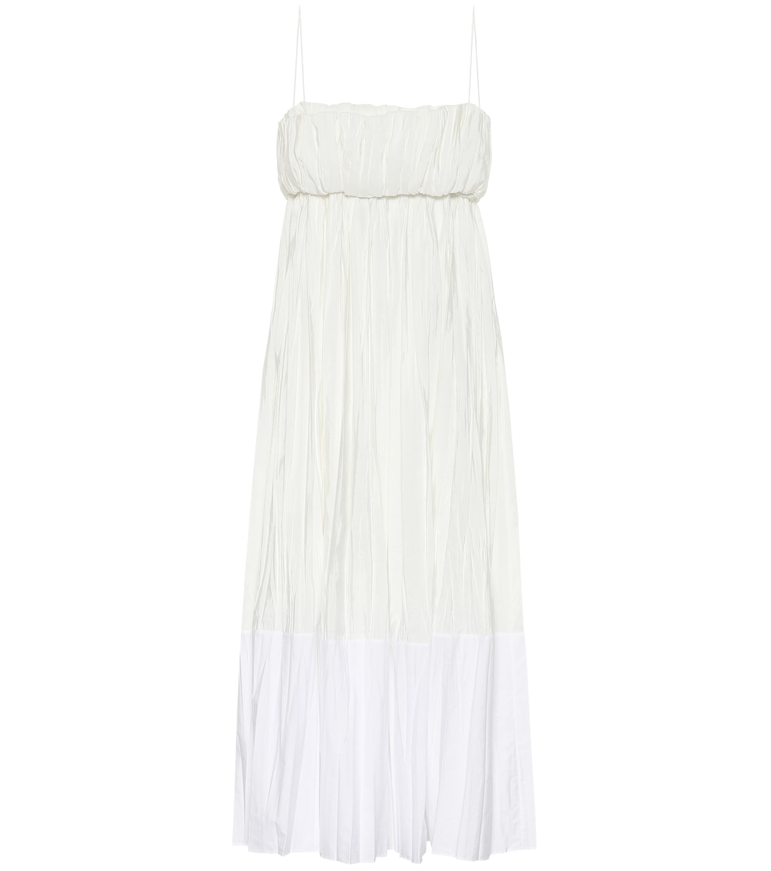 Two-tone maxi dress | Jil Sander