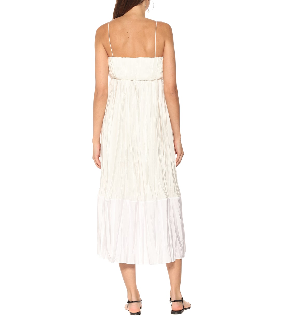 Two-tone maxi dress | Jil Sander