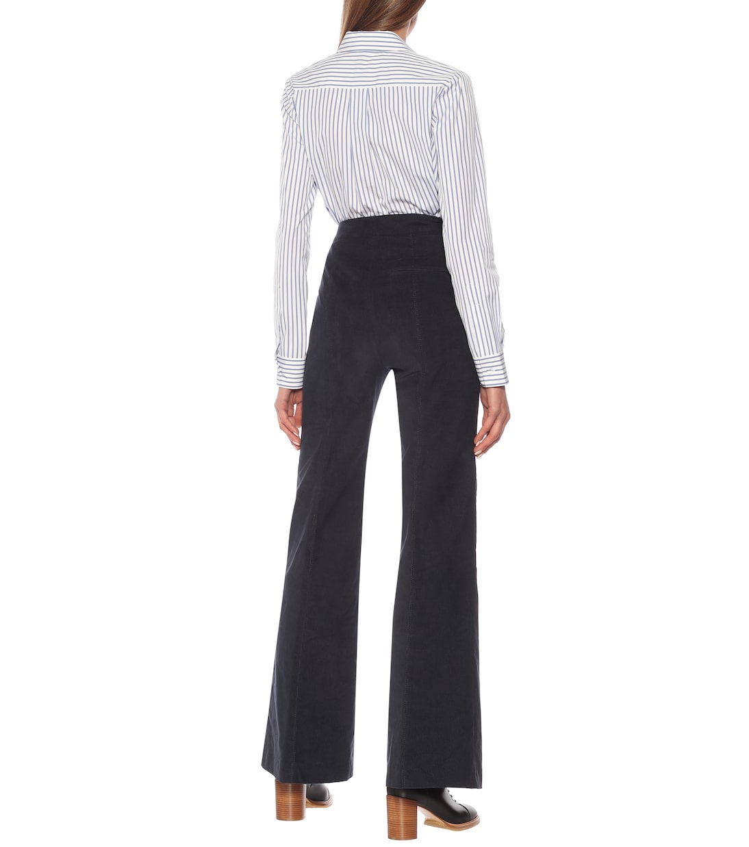 High-Rise-Hose Leda aus Cord | Gabriela Hearst