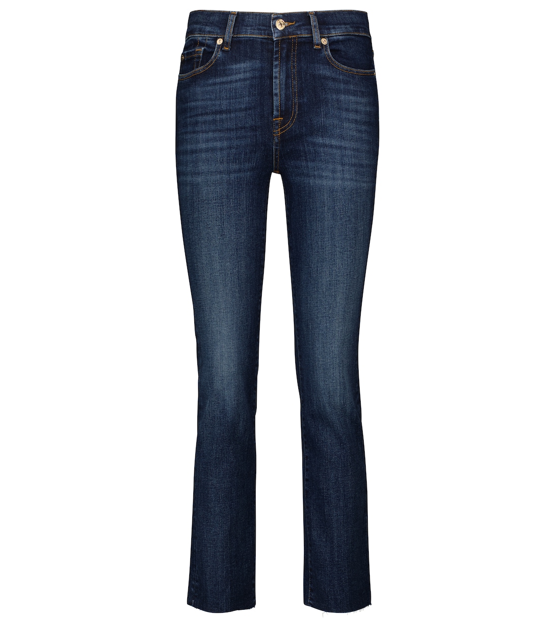 Mid-Rise Jeans The Straight Crop | 7 For All Mankind