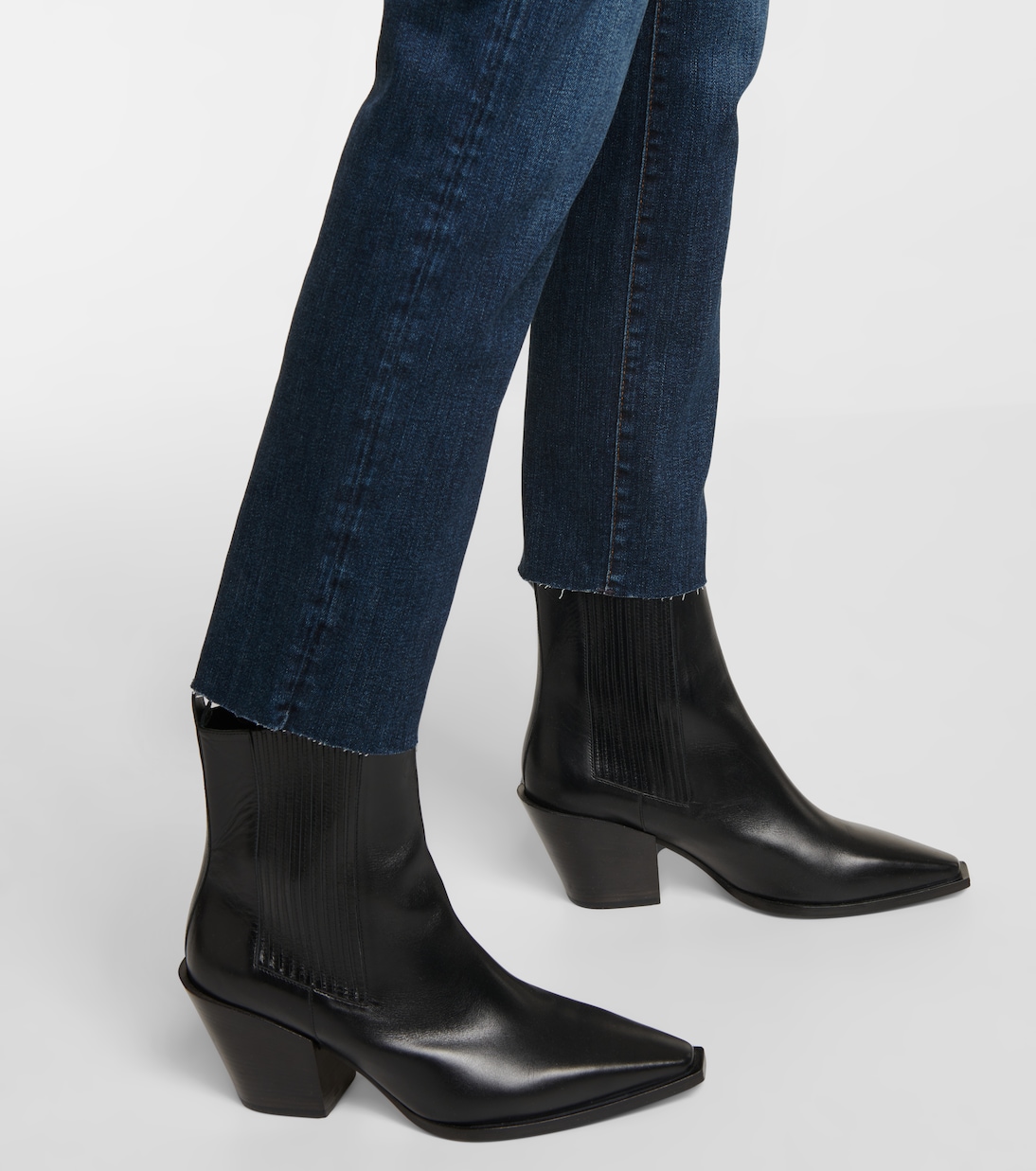 Mid-Rise Jeans The Straight Crop | 7 For All Mankind