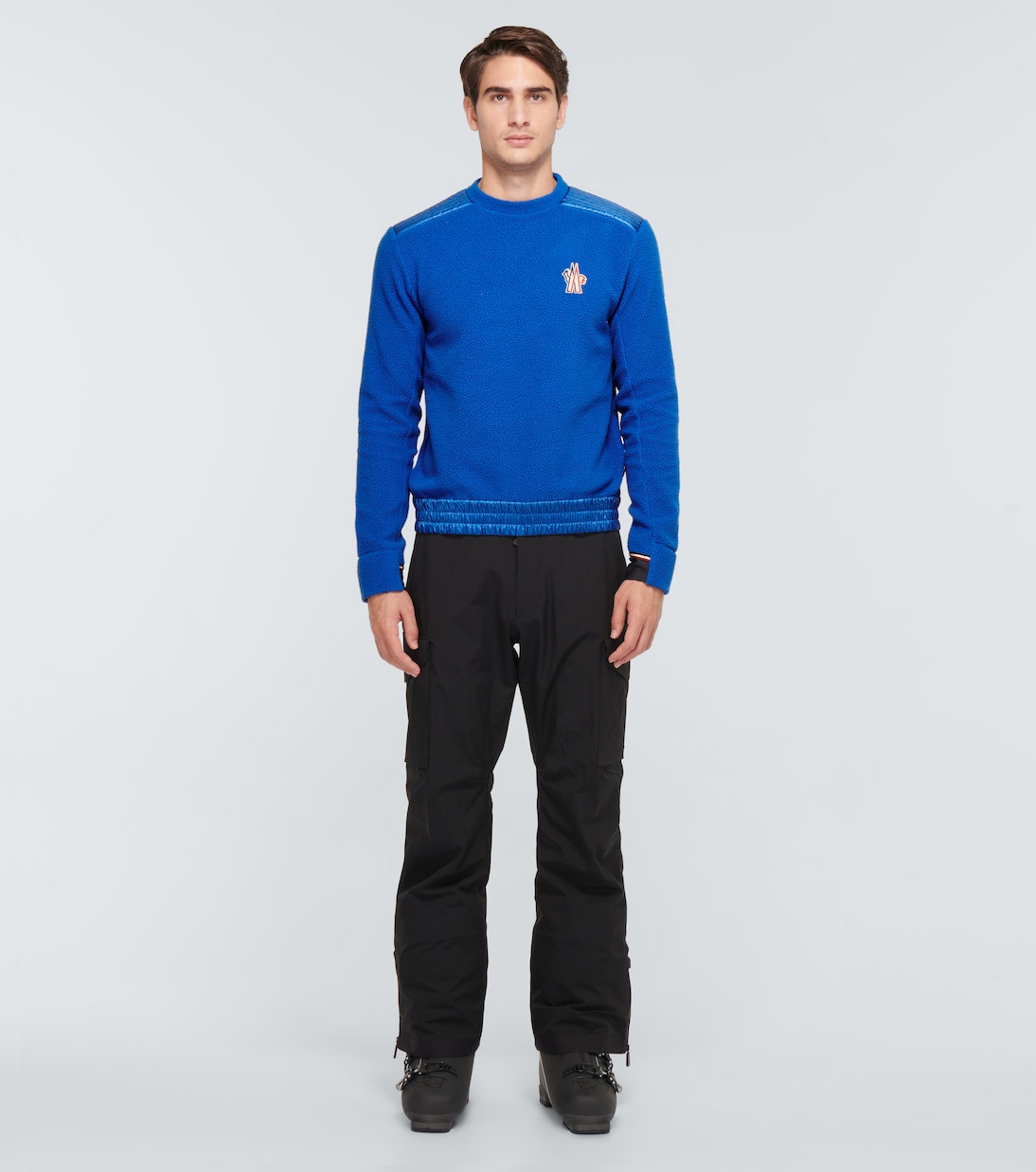 Felpa in pile con logo | Moncler Grenoble