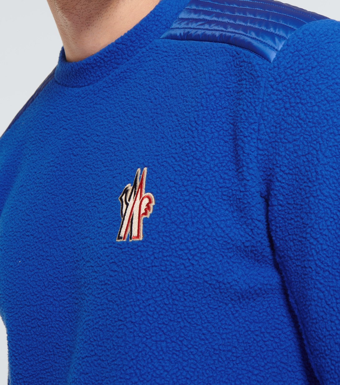 Felpa in pile con logo | Moncler Grenoble