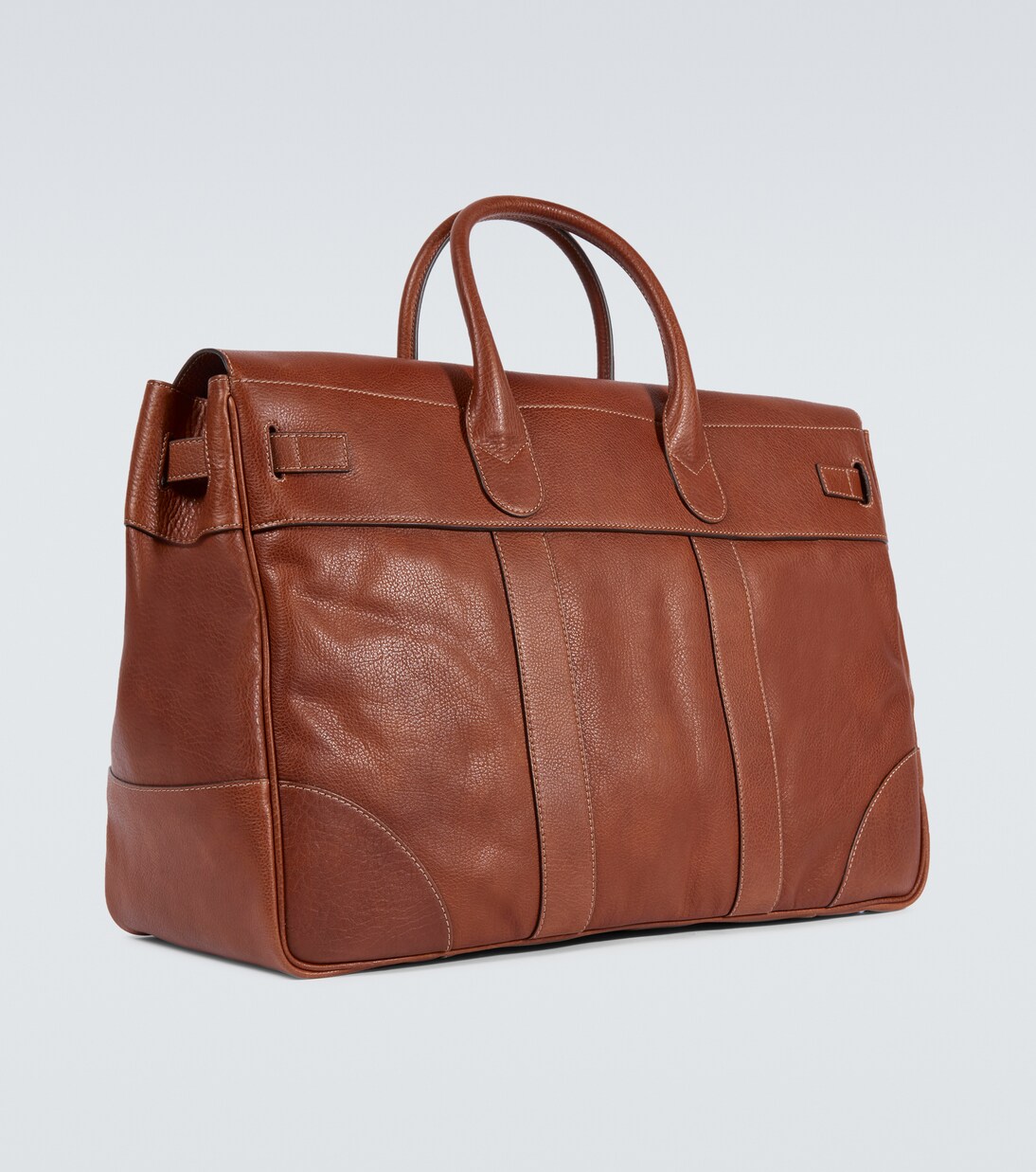 Borsa da viaggio in pelle | Brunello Cucinelli