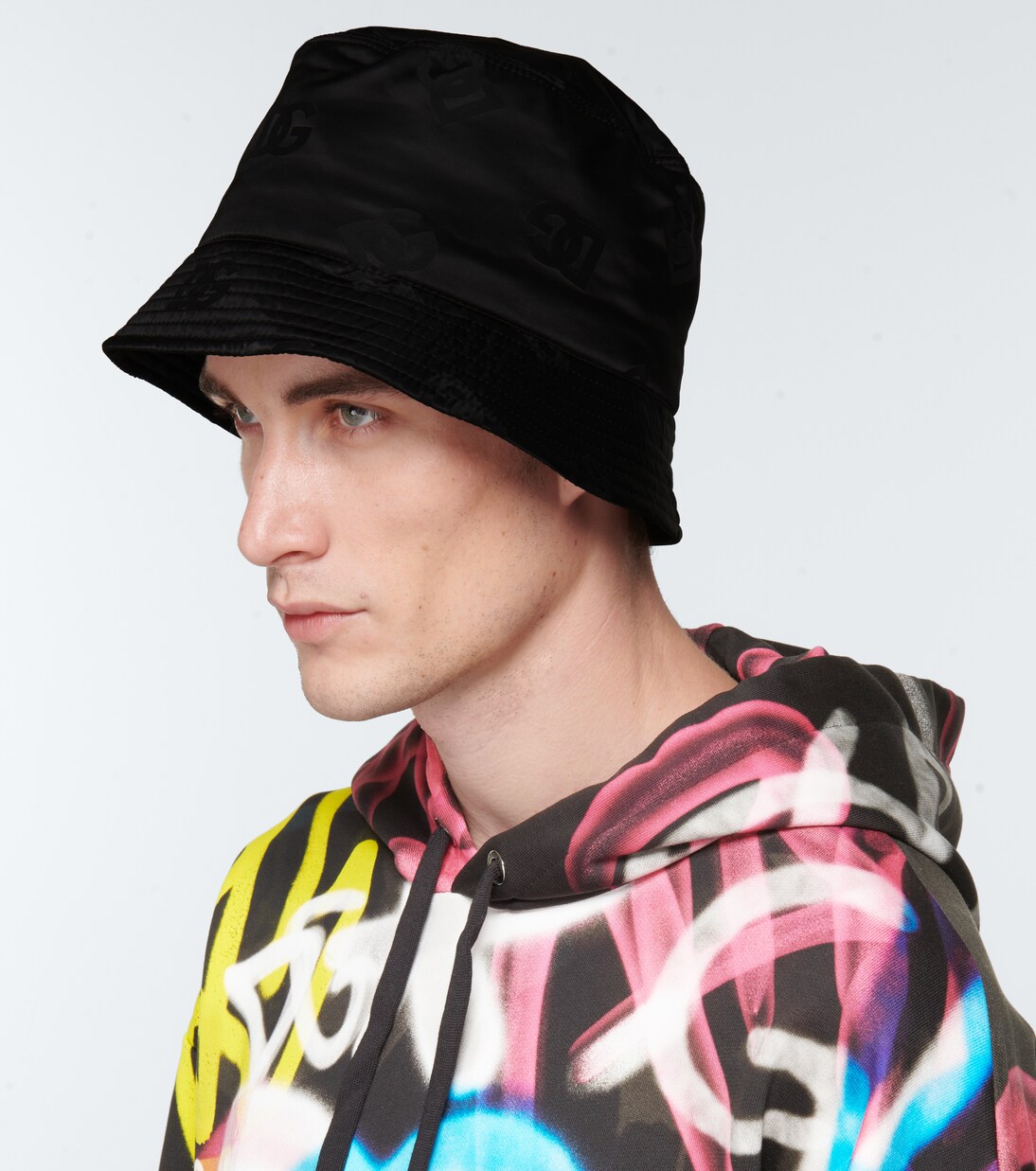 Cappello da pescatore DG in jacquard | Dolce&Gabbana