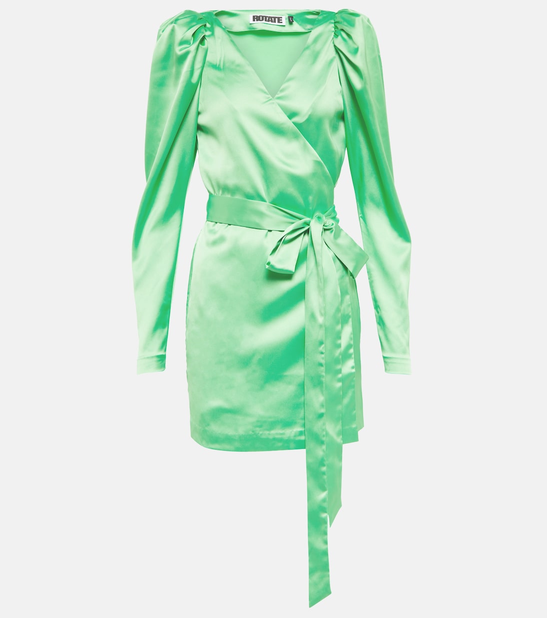 Bridget satin wrap dress | Rotate