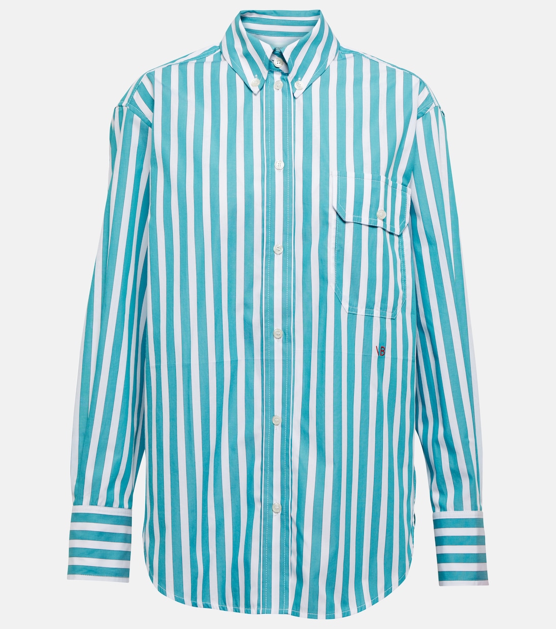 Camicia in cotone a righe | Victoria Beckham