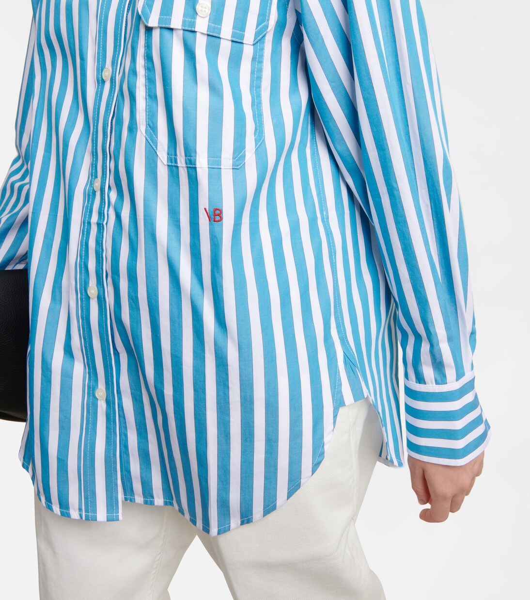 Camicia in cotone a righe | Victoria Beckham