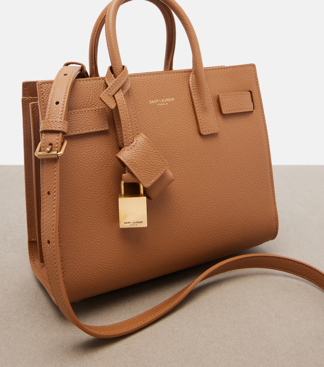 Sac De Jour Nano leather tote | Saint Laurent