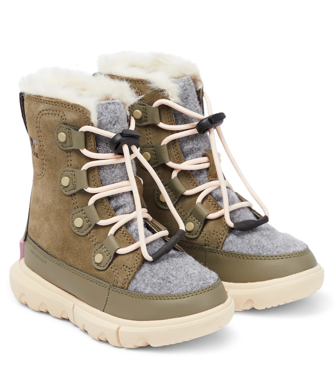 Schneestiefel Explorer aus Veloursleder | Sorel Kids
