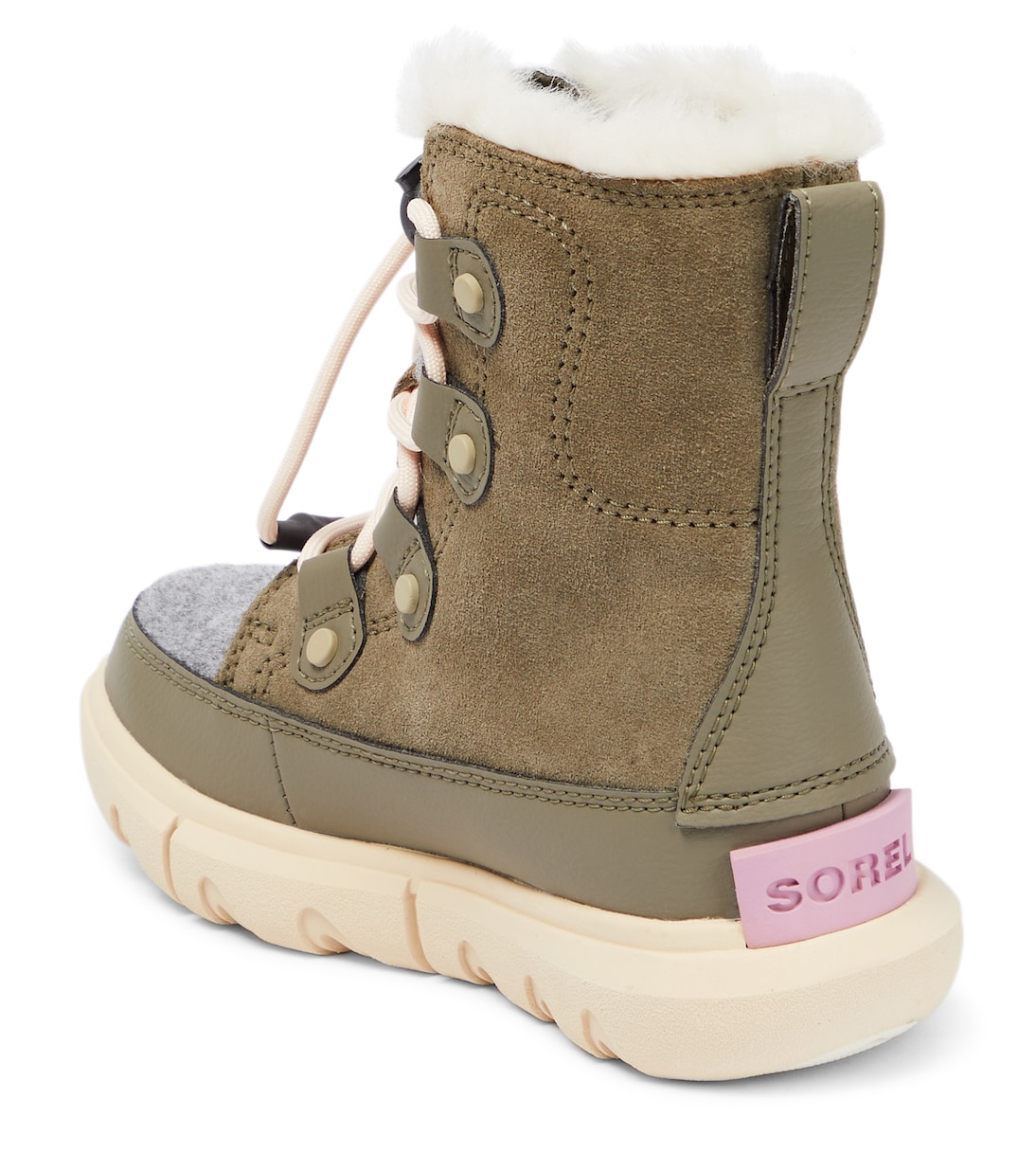 Schneestiefel Explorer aus Veloursleder | Sorel Kids