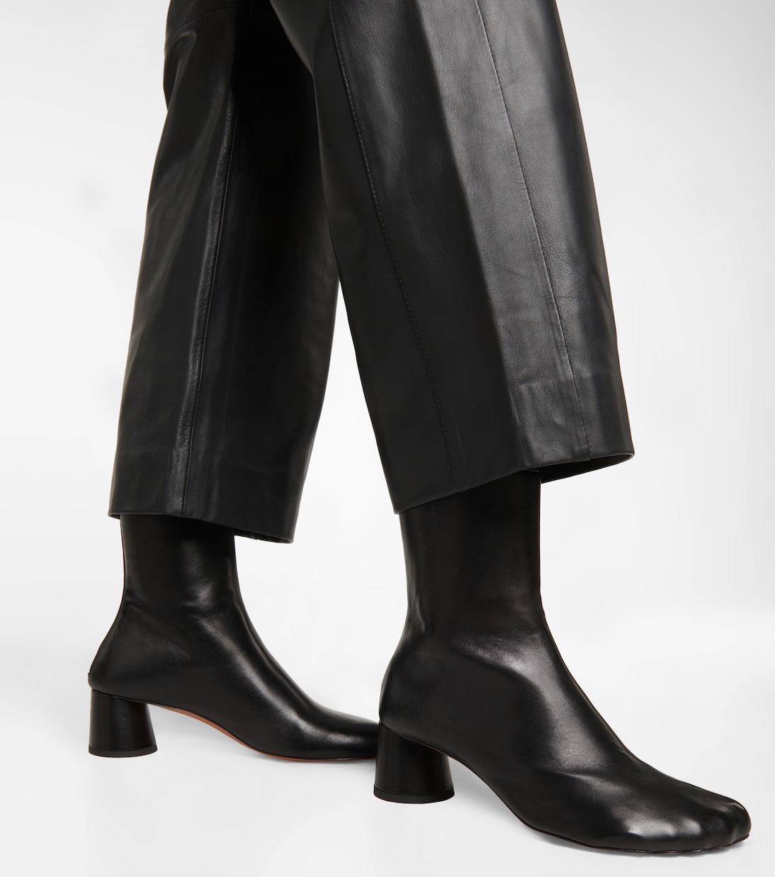 Ankle Boots Sculpt aus Leder | Proenza Schouler