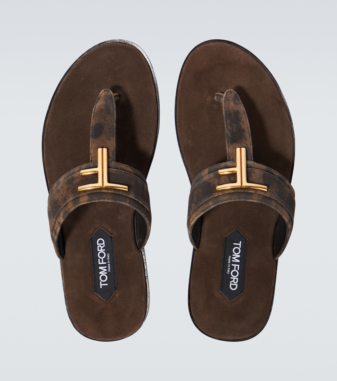 Brighton cheetah-print suede sandals | Tom Ford