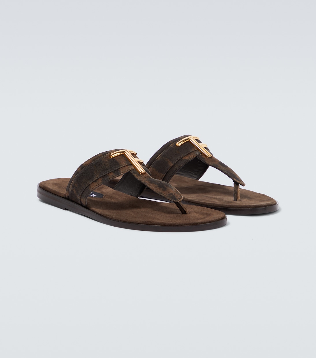 Brighton cheetah-print suede sandals | Tom Ford