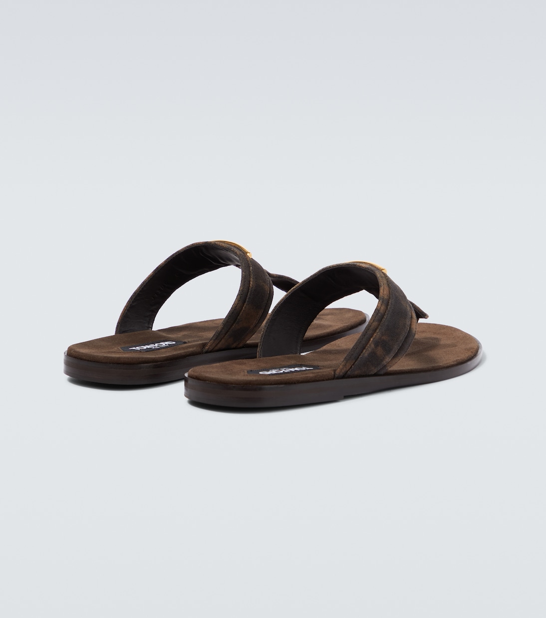 Brighton cheetah-print suede sandals | Tom Ford