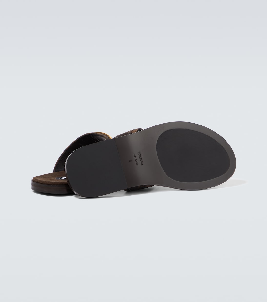 Brighton cheetah-print suede sandals | Tom Ford