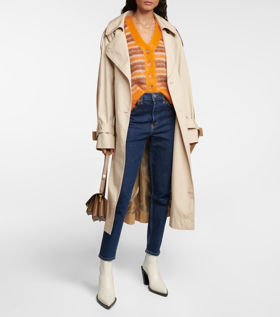 ‘90s high-rise cropped skinny jeans | Re/Done