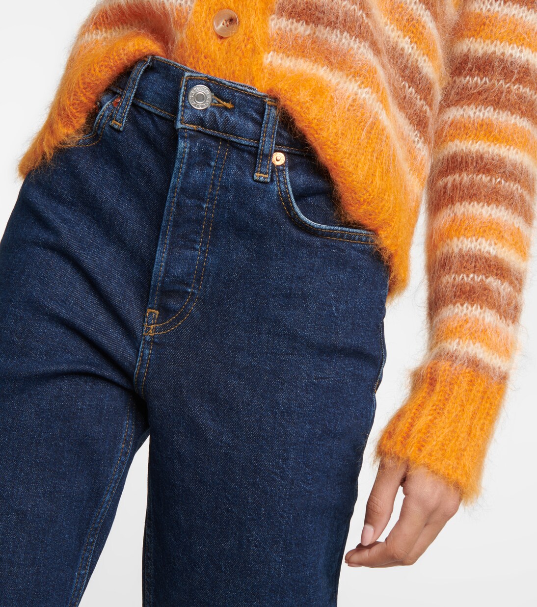 ‘90s high-rise cropped skinny jeans | Re/Done