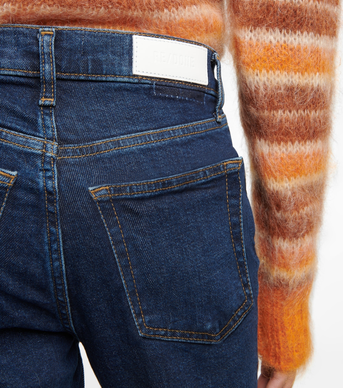 ‘90s high-rise cropped skinny jeans | Re/Done