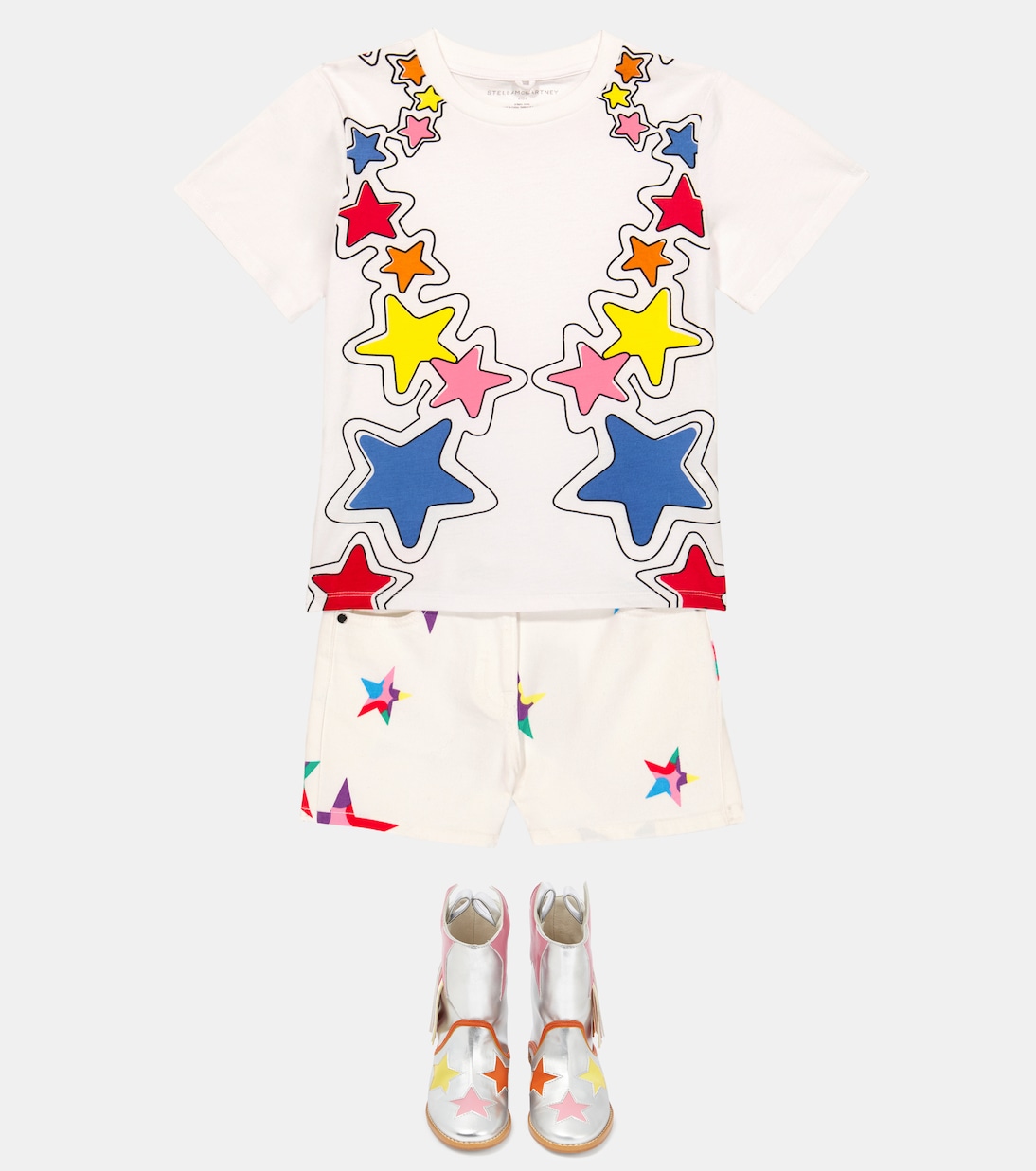 Shorts vaqueros estampados | Stella McCartney Kids