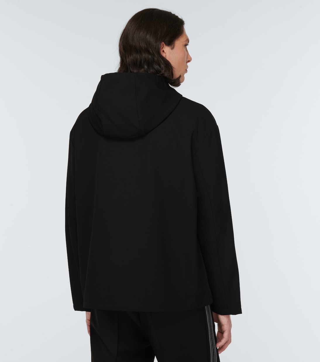 Hooded virgin wool jacket | Prada