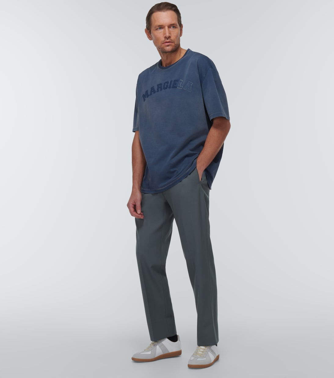 Camiseta de algodón con logo | Maison Margiela
