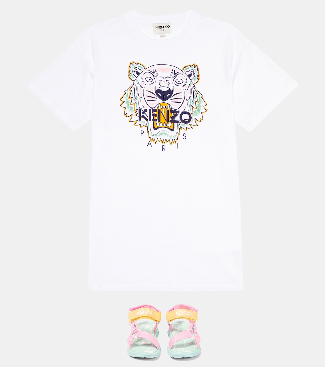 Sandali con stampa del logo | Kenzo Kids