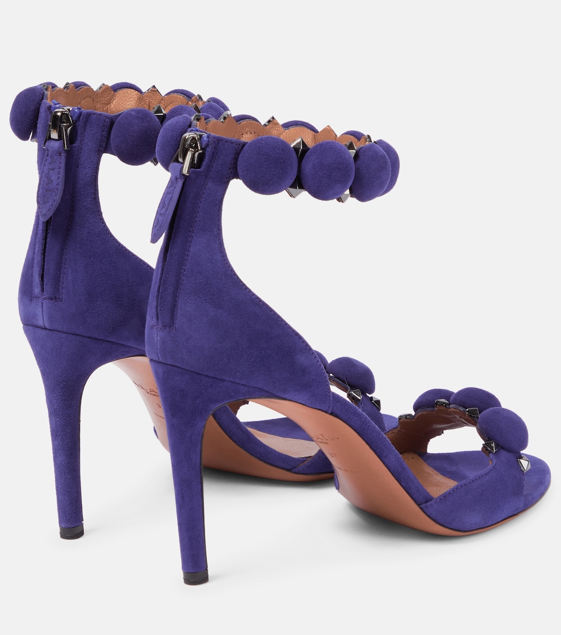 La Bombe 90 suede sandals | Alaïa