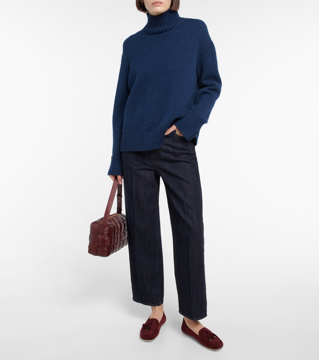 Mokassins Dot Sole aus Veloursleder | Loro Piana
