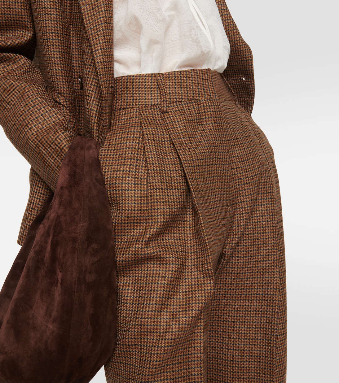Pantaloni Virago in lana vergine a vita alta | Blazé Milano