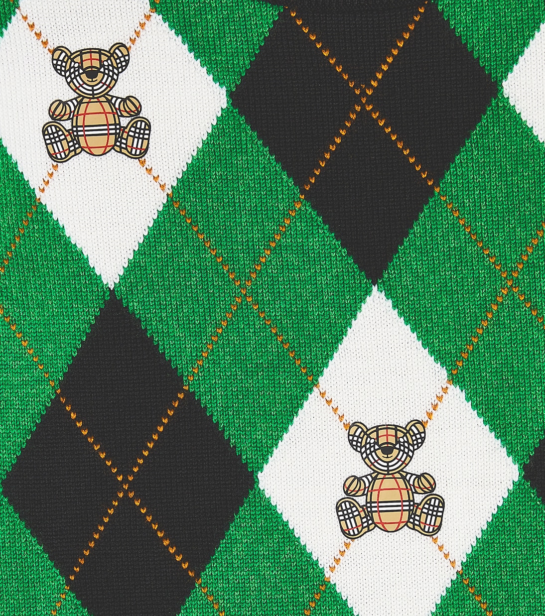 Thomas Bear argyle wool sweater | Burberry Kids